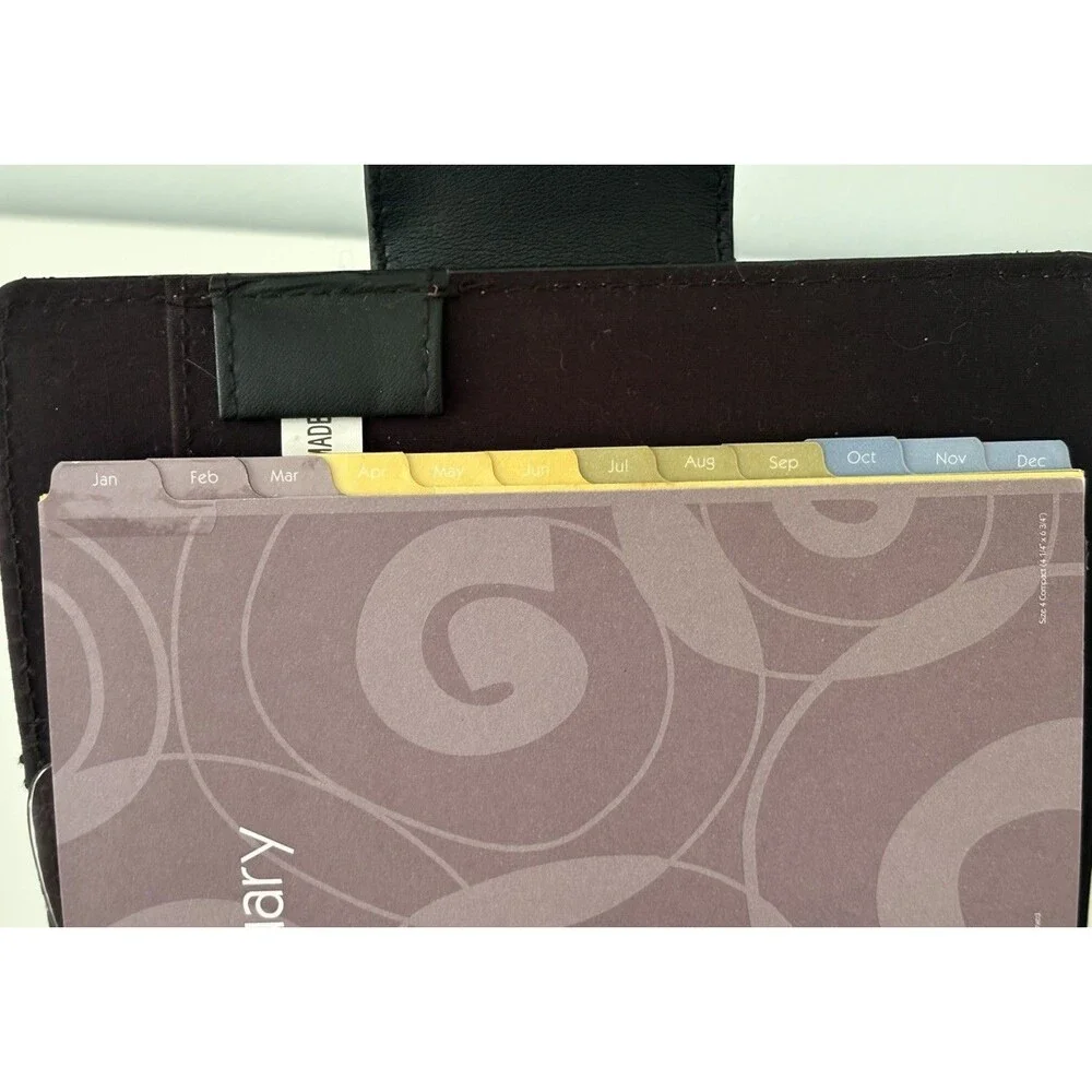 Franklin Covey 365 Monthly Weekly Organizer Size 4 Compact 4.25x6.75 Black NOS
